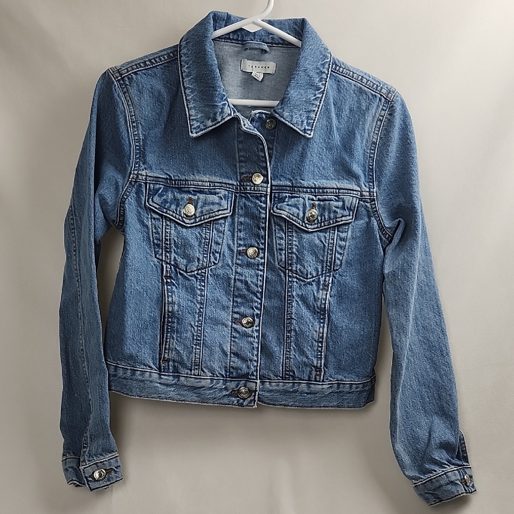 Topshop Denim Blue Jean Jacket